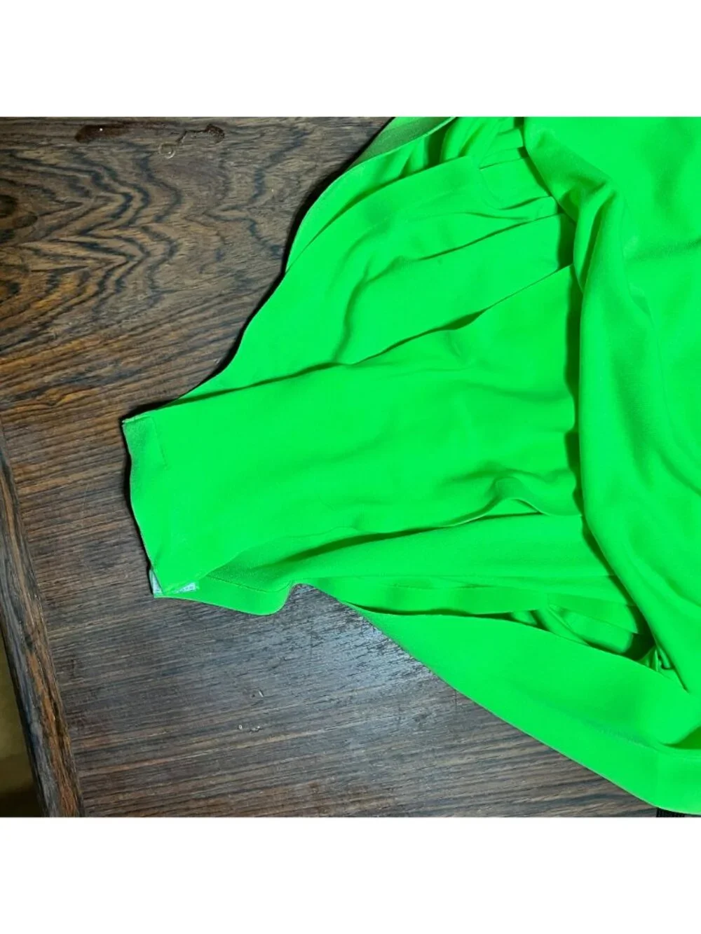 NWOT NORMA‎ KAMALI Sleeveless Pickleball Mini Dress in Neon Green Size Medium